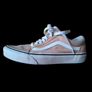 🛍 VANS Classic Low Light Pink Suede Toe Sneakers, 8.5
